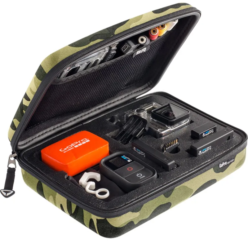 SP Action Medium Camera Case In Green-1