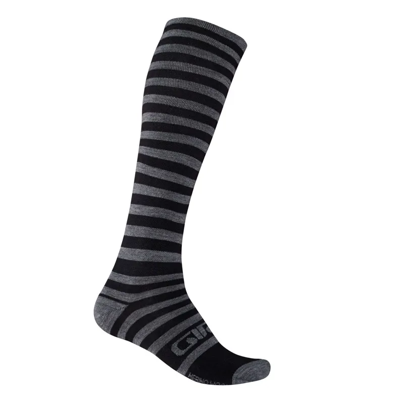 Giro Merino Wool High Tower Cycling Socks In Grey