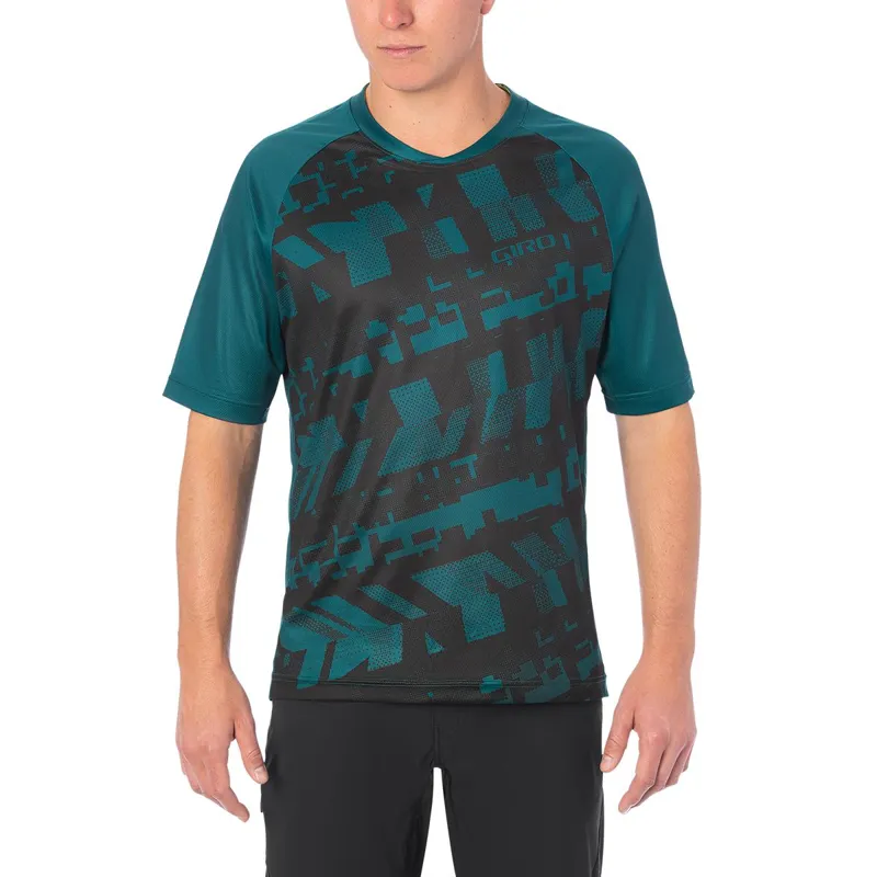 Giro Roust Short Sleeve MTB Jersey in Green