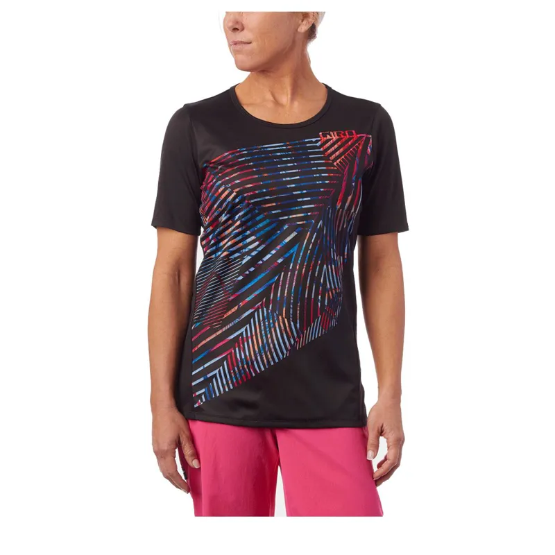 Giro Womens Roust Short Sleeve Mtb Jersey In Black