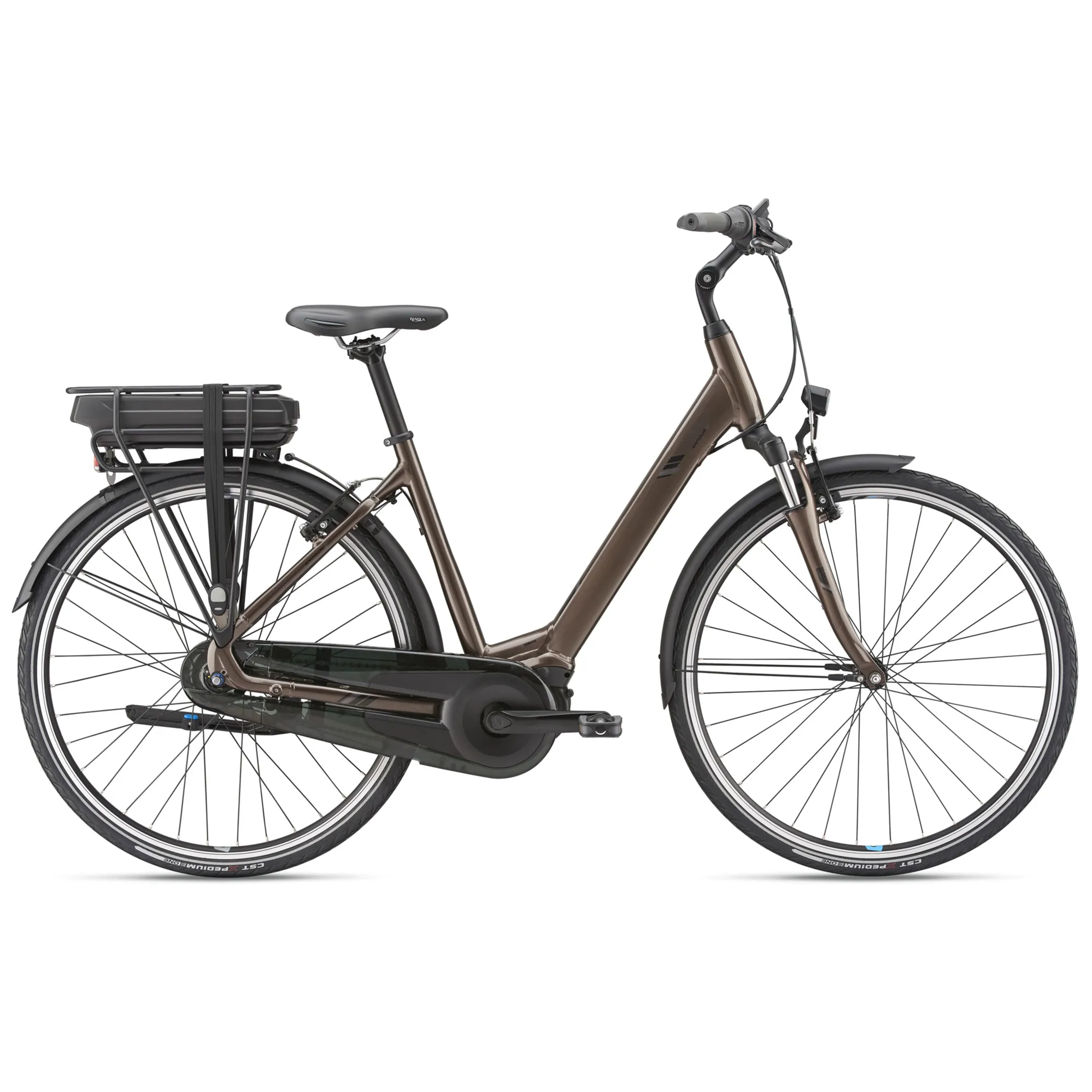 2019 Giant Entour E+1 Low Step-Through Electric Bike in Brown