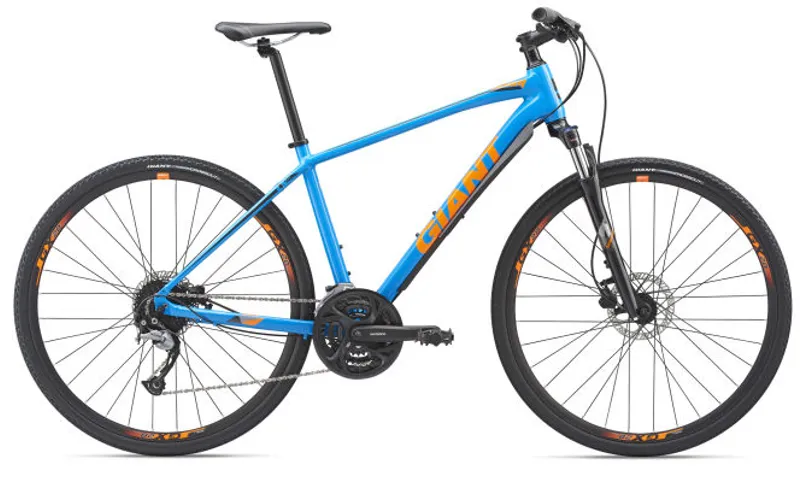 2019 Giant Roam Disc Mens Hybrid Bike in Blue
