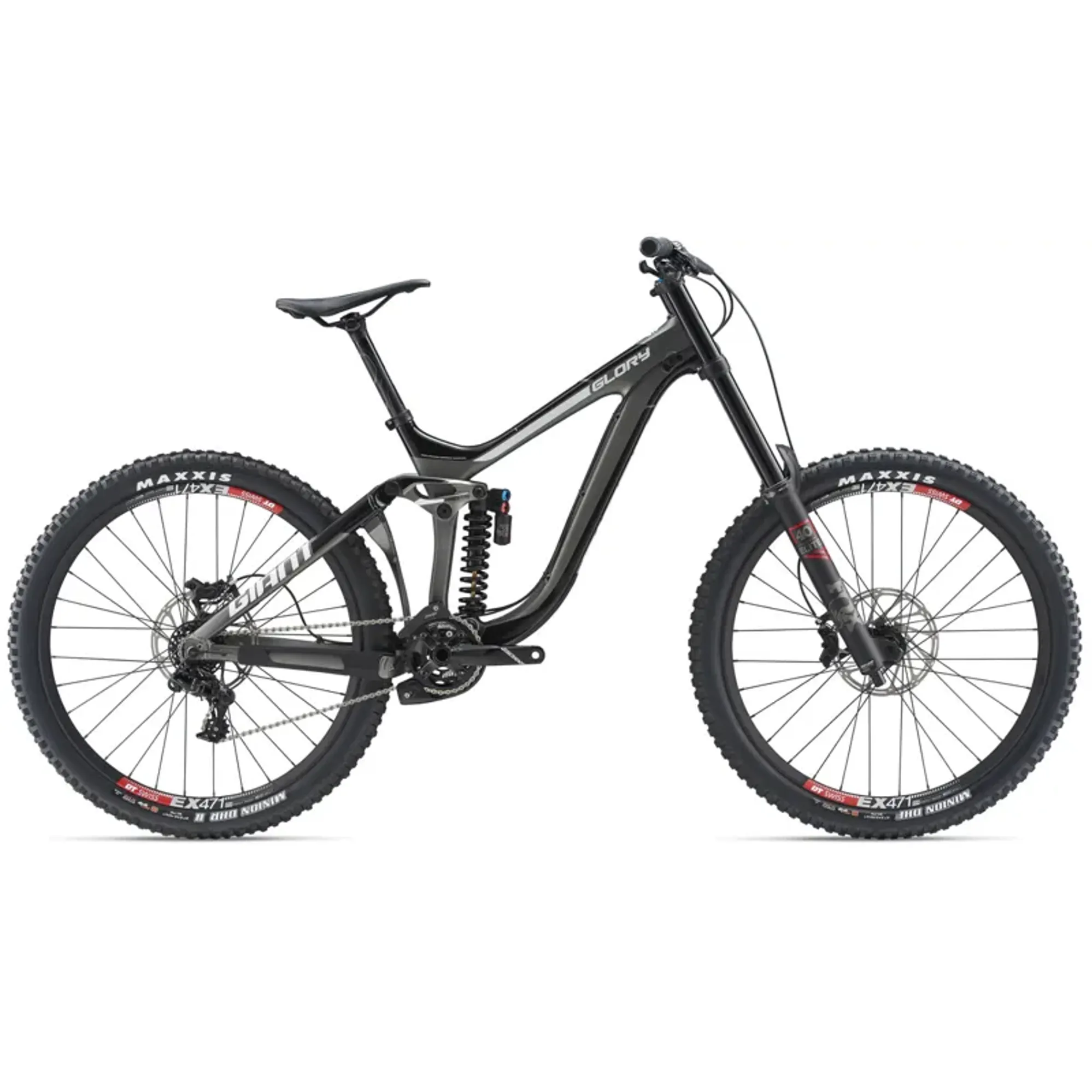2019 Giant Glory Advanced Mens Full Suspension Downhill Bike in Grey