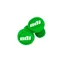 Odi BMX Two Colour Push-in Plugs in Green