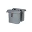 Basil City Shopper Double Bicycle Pannier Bags in Grey
