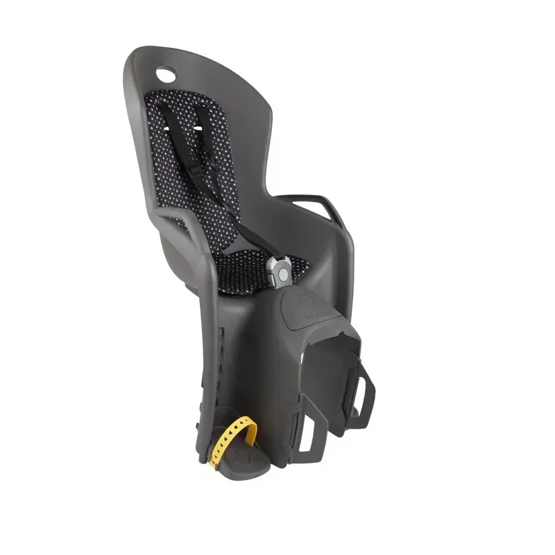 Hamax Amiga Pannier Rack Mounted Child Bike Seat in Grey-1