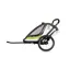 Hamax Breeze Child Bike Trailer In White/Green