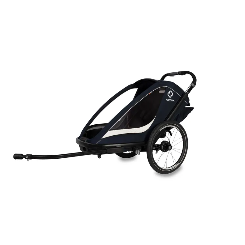 Hamax Breeze Child Bike Trailer In Navy/Cream