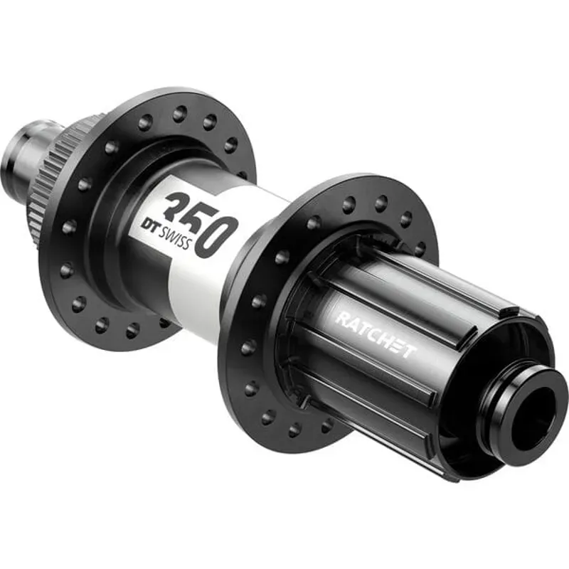 DT Swiss 350 Classic Centre Lock 142x12mm Shimano 24h Rear Disc Hub in Black