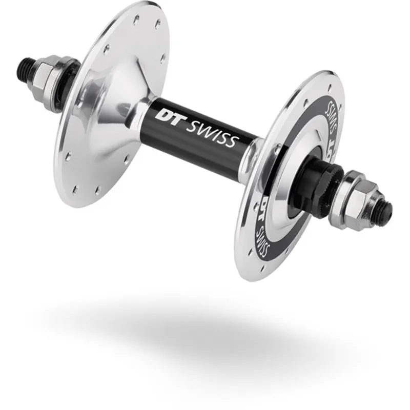 DT Swiss Track Bolt On 20 hole 100mm Front Hub in Silver