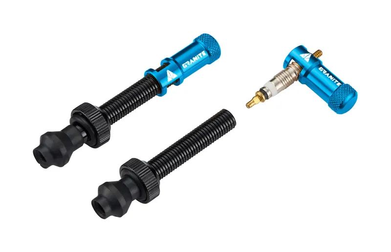Granite Valve Cap And Removal Tool Inc Valve Stem In Blue
