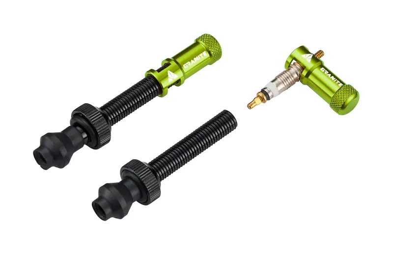 Granite Valve Cap And Removal Tool Inc Valve Stem In Green