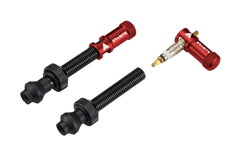 Granite Valve Cap And Removal Tool Inc Valve Stem In Red