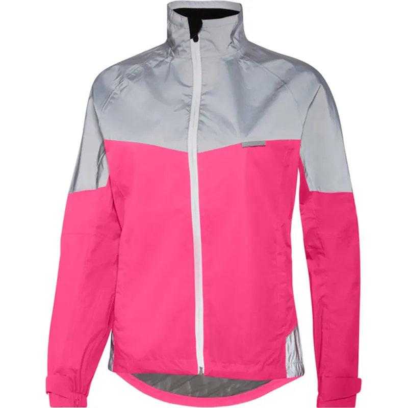 Madison Stellar Reflective Womens Jacket in Pink