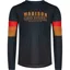 Madison Alpine Long Sleeve Mens Jersey in Black