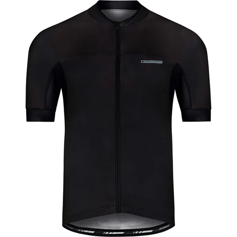Madison Road Race Short Sleeve Mens Jersey in Black
