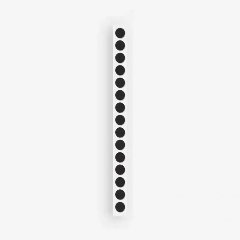 Met Velcro Round Stickers 15-pack in Black-1