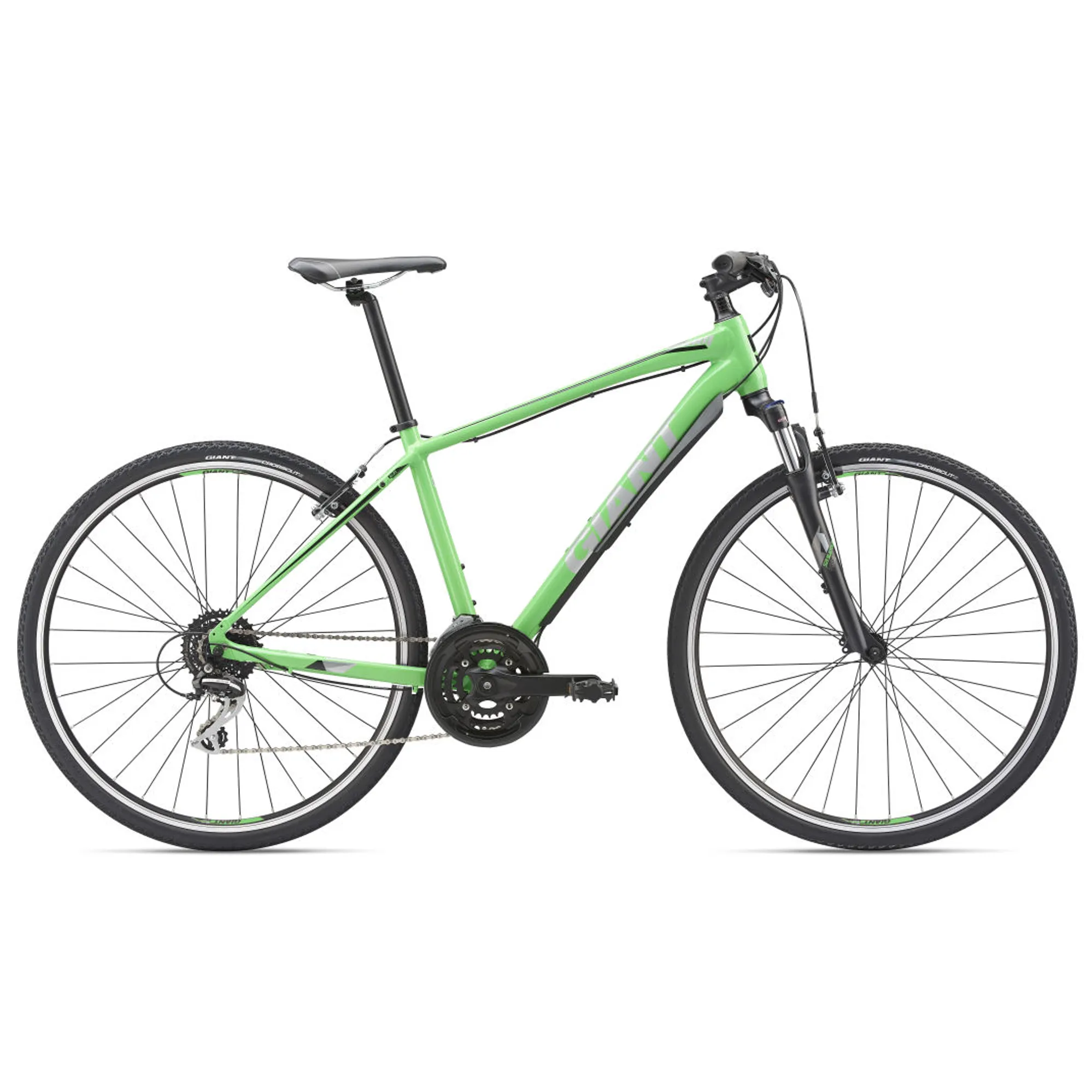 2019 Giant Roam Mens Hybrid Bike in Grey - Main Image