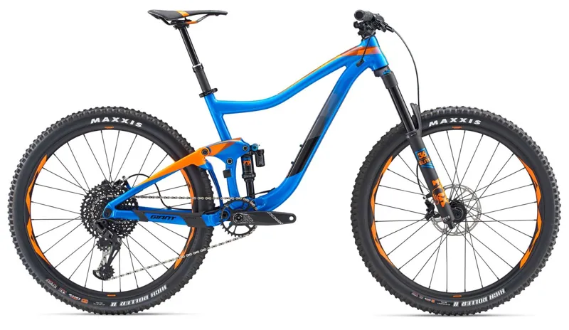 Giant Full Suspension Mountain Bike Blue 2020 Giant Stance Full