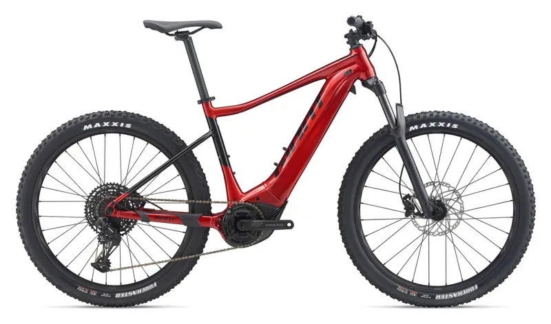 2020 Giant Fathom E+ Pro Electric Hardtail Mountain Bike in Red