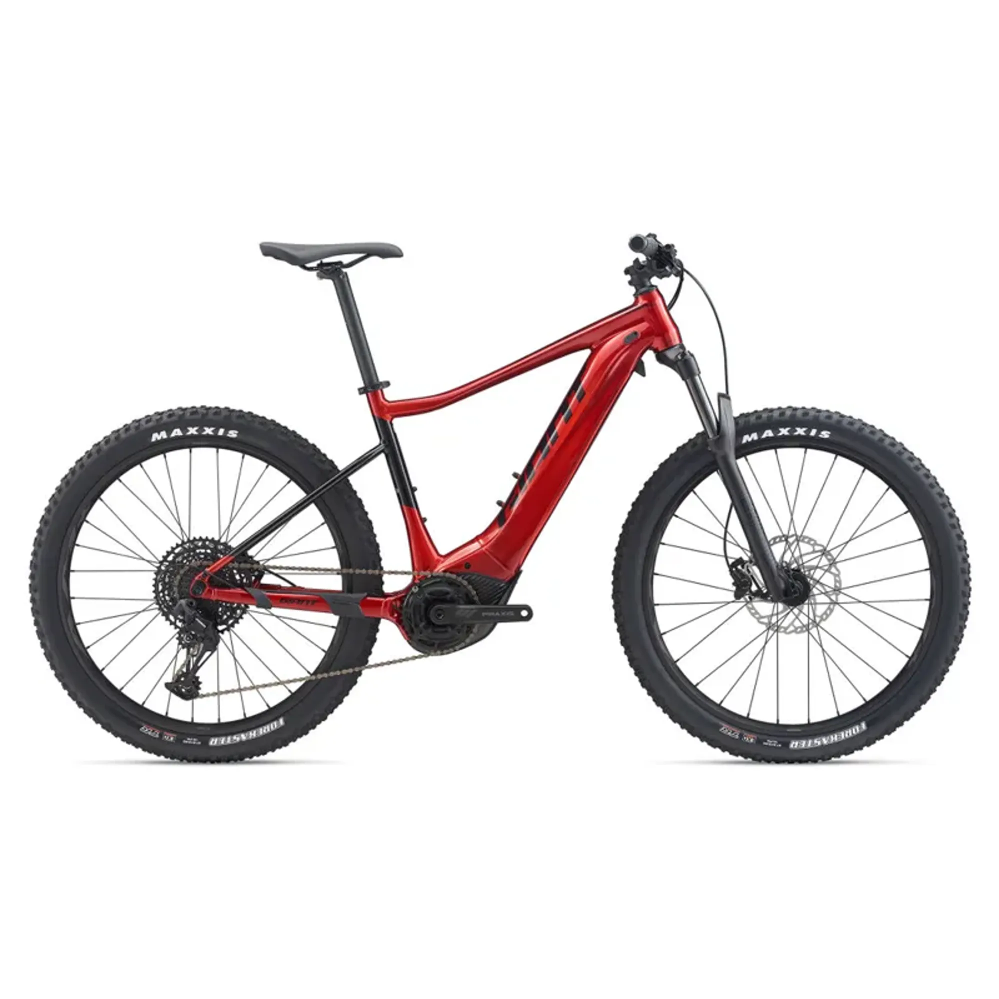 2020 Giant Fathom E+ Pro Electric Hardtail Mountain Bike in Red