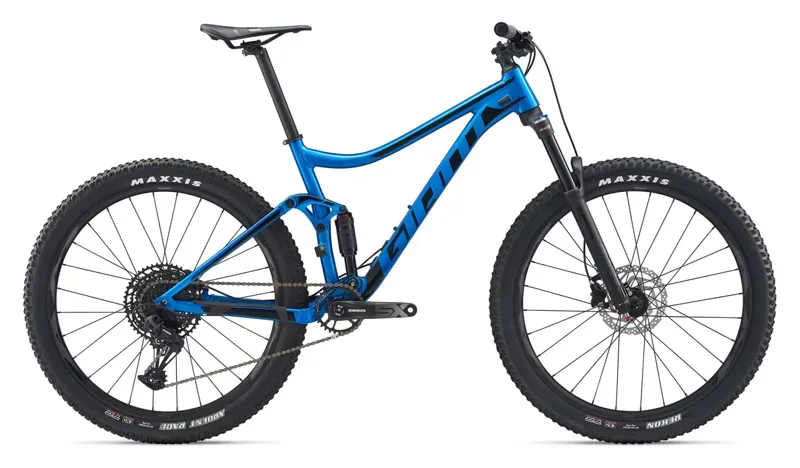 2020 Giant Stance 2 Full Suspension Mountain Bike in Blue