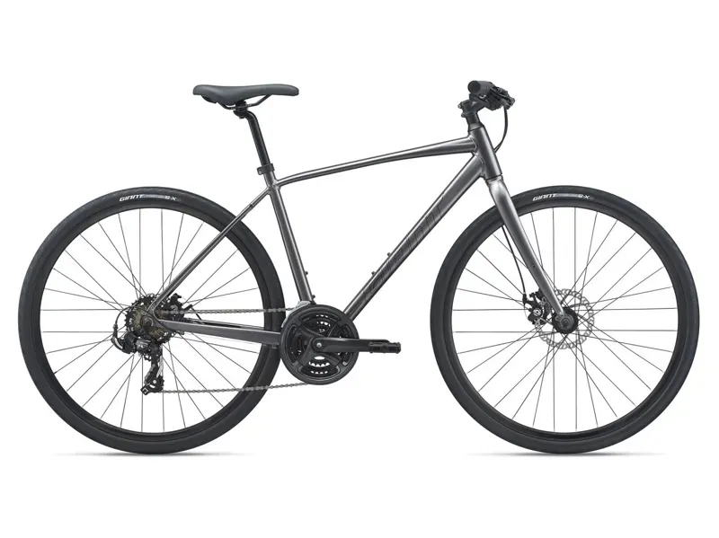 2021 Giant Escape 3 Disc Hybrid Bike in Metallic Black