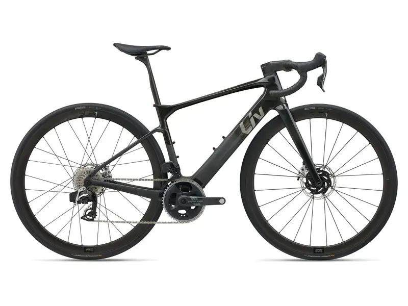 Liv Avail Advanced E+ Elite 0 E-Electric Road Bike In Gloss Raw Carbon