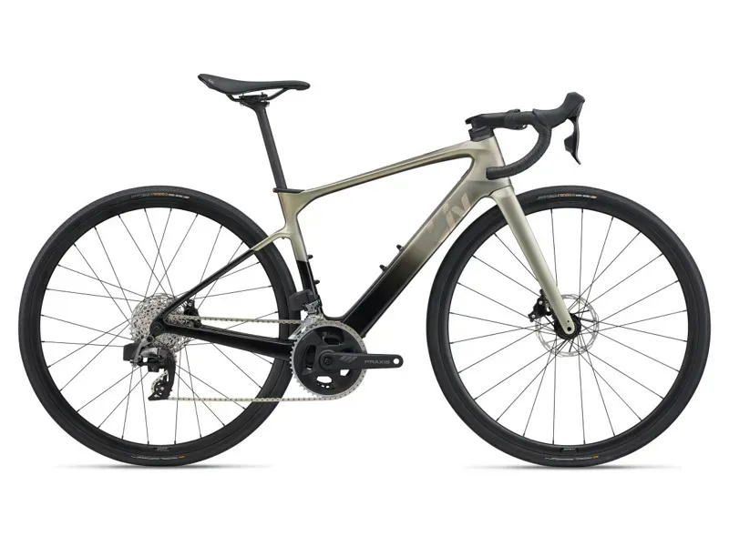 Liv Avail Advanced E+ Elite 2 E-Electric Road Bike In Golden Haze