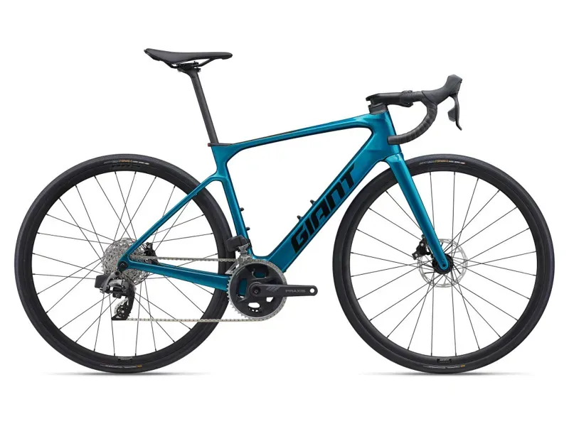 Giant Defy Advanced E+ Elite 2 E-Electric Road Bike In Gloss Sea Sparkle