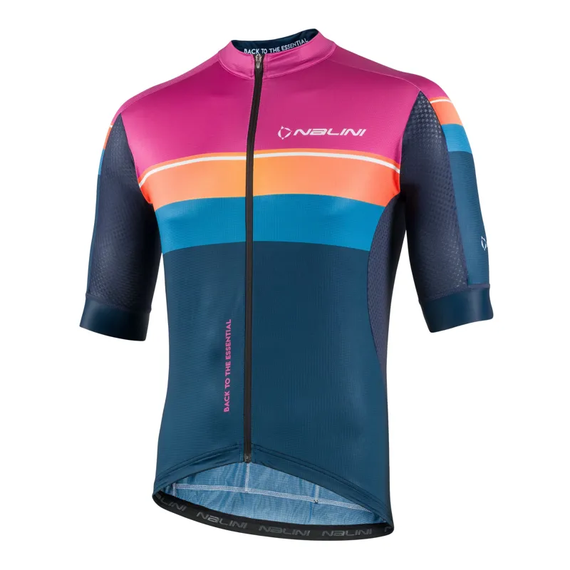 Nalini New Speed Jersey in Blue/Fuchsia/Orange