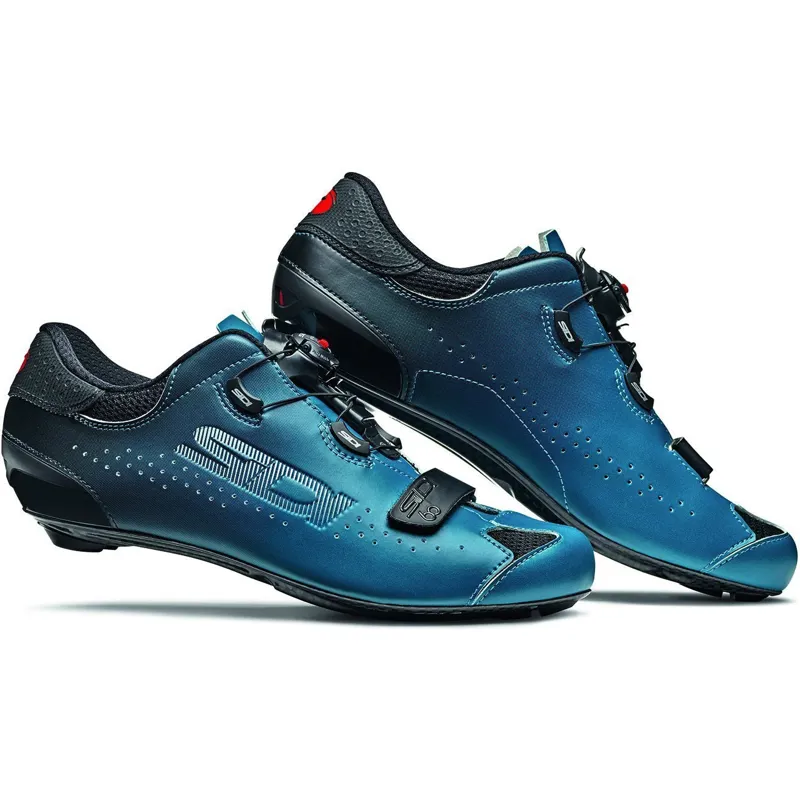 Sidi Sixty Road Cycling Shoes in Black/Petrol
