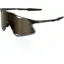 100 Percent Hypercraft Soft Gold Lens Sunglasses in Black