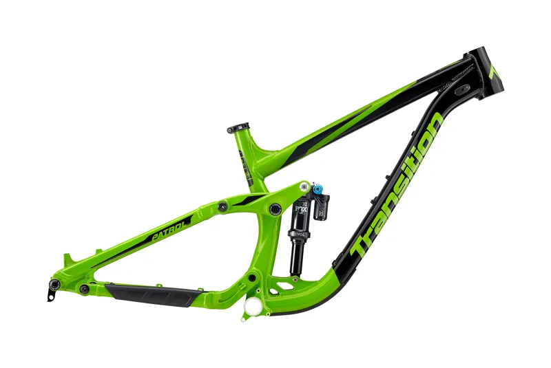2018 Transition Patrol Alloy Full Suspension MTB Frame in Green