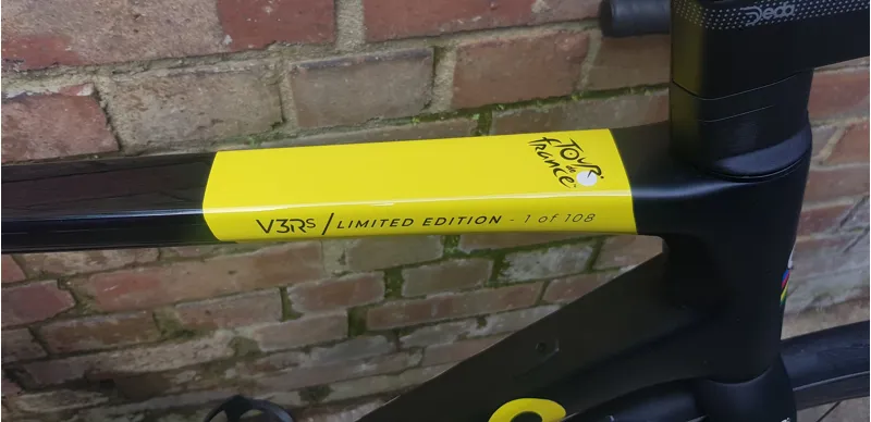 Colnago V3R-S Disc 2021 TDF Ltd Ed Complete Carbon Road Bike 1 Of 108 Carbon Yellow Size 52s Code: Tdf d Ed-2