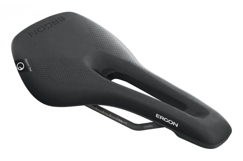 Ergon SR Sport Gel Women's Road Cycling Saddle in Black-4