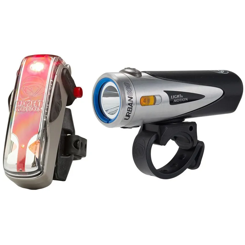 Light and Motion Urban 800 and Vis 180 Cycle Bike Light Set