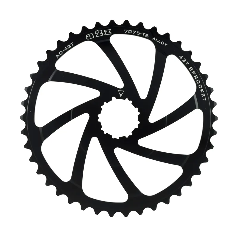 A2Z Wide Range 40t Cassette Adapter Sprocket In Black-2