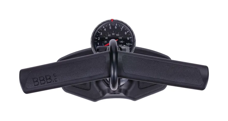 BBB AirWave Floor Pump w/DualHead 3.0 in Black-1