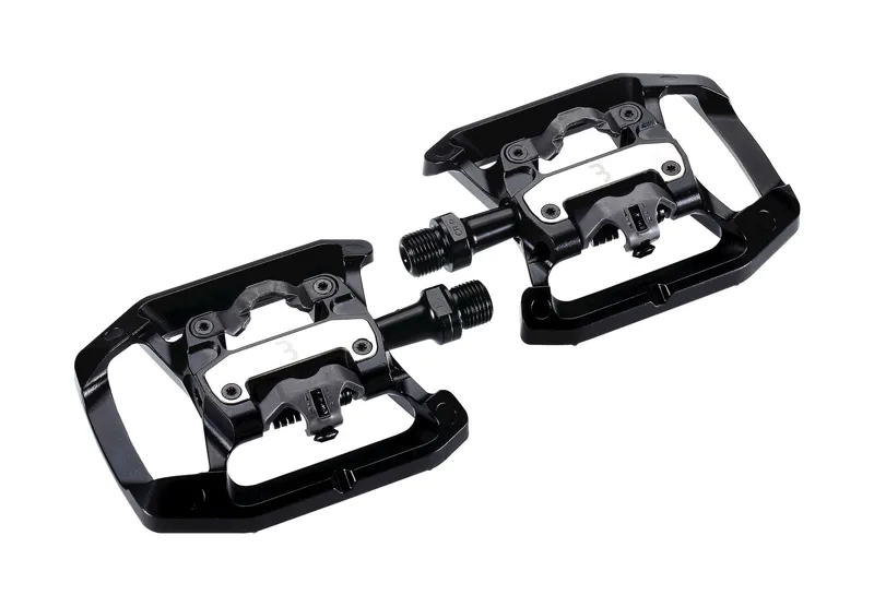 BBB DualChoice Two Function Flat Clipless MTB Pedals in Black-4