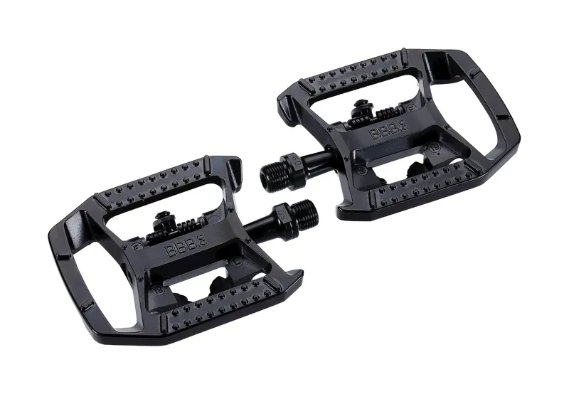 BBB DualChoice Two Function Flat Clipless MTB Pedals in Black-5