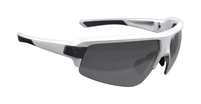 BBB Impulse Smoke Lenses Sport Glasses in White-1