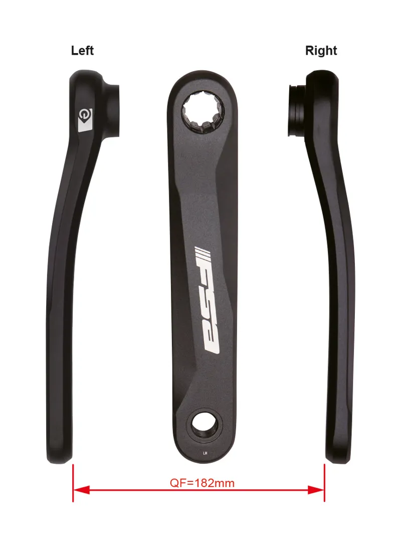 FSA G2 E-Bike Bosch CK-7 Alloy Chainset in Black-1