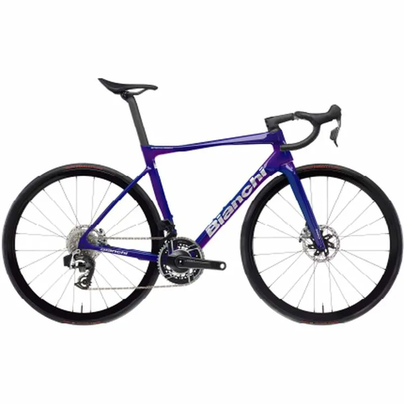 Bianchi Specialissima Pro CV Ultegra Di2  2026 Blue Purple - Chrome  Full Glossy