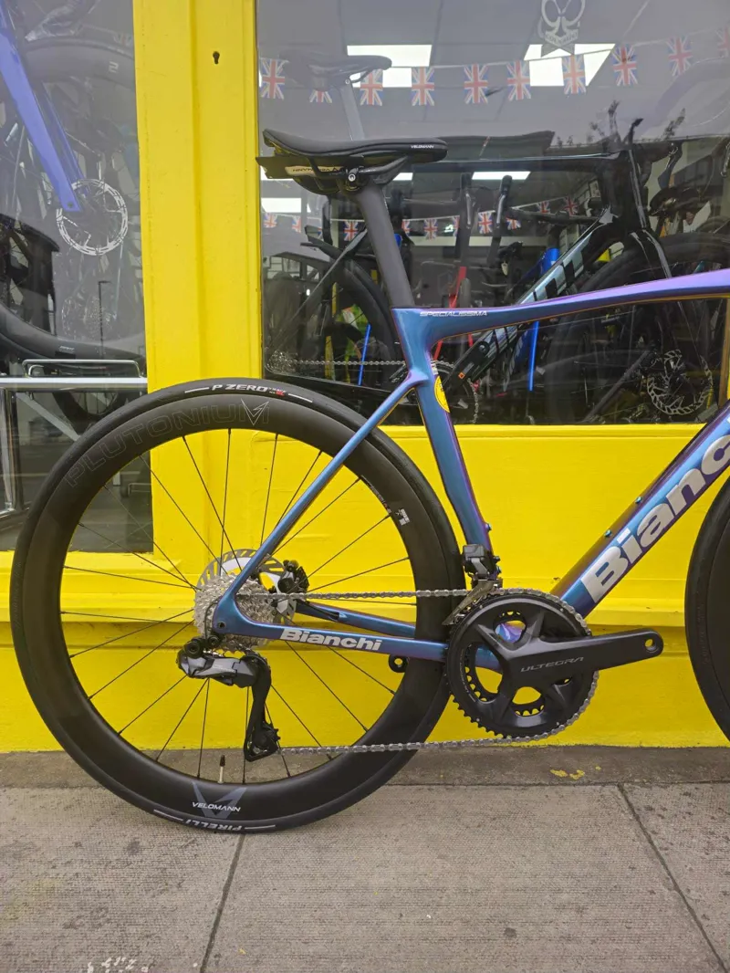 Bianchi Specialissima Pro CV Ultegra Di2  2026 Blue Purple - Chrome  Full Glossy-4