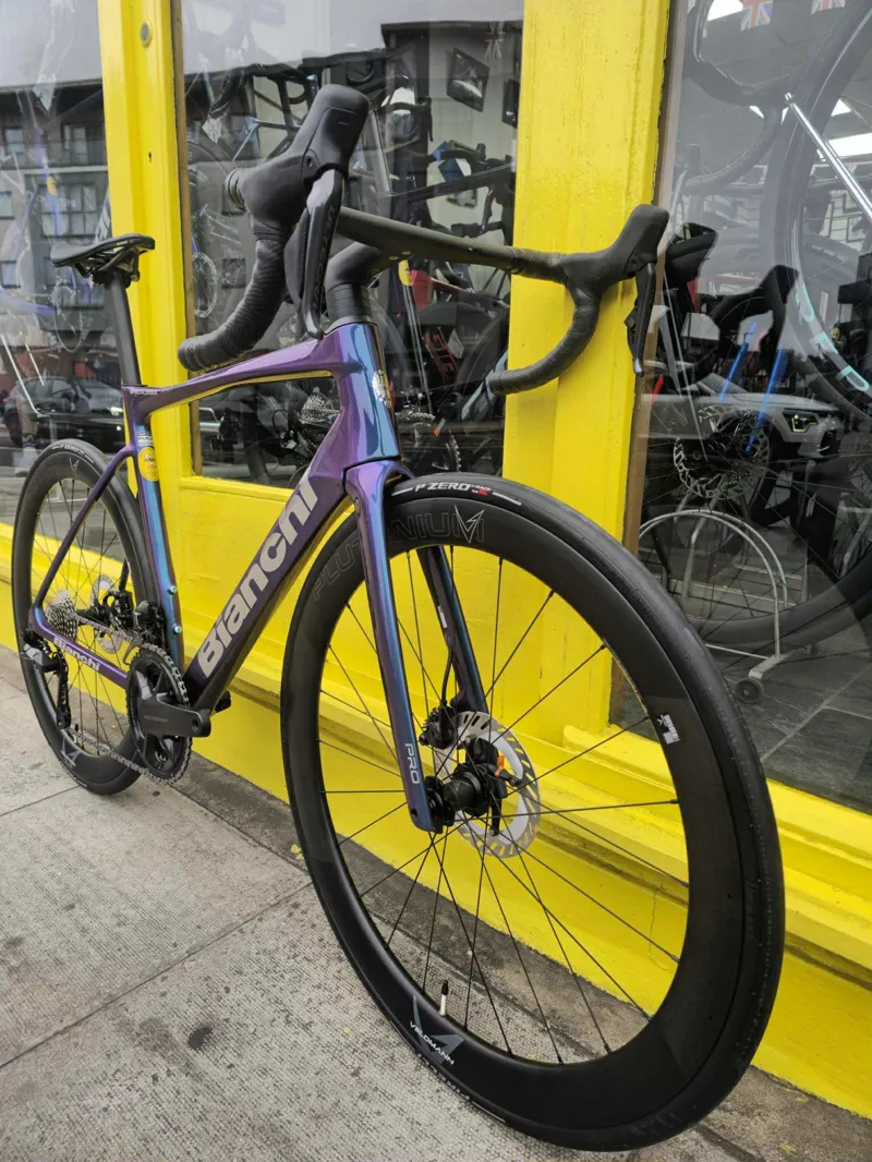 Bianchi Specialissima Pro CV Ultegra Di2  2026 Blue Purple - Chrome  Full Glossy-3