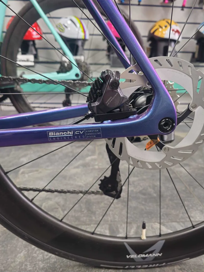 Bianchi Specialissima Pro CV Ultegra Di2  2026 Blue Purple - Chrome  Full Glossy-7