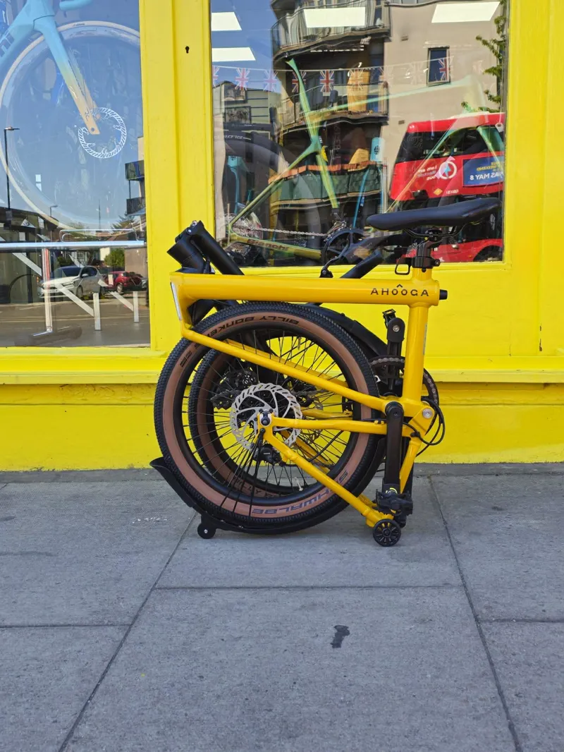 Ahooga A-MAX Derailleur 8 Bumblebee Folding Bike-2