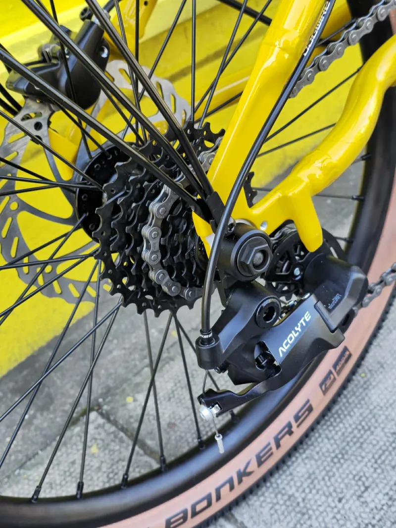 Ahooga A-MAX Derailleur 8 Bumblebee Folding Bike-3