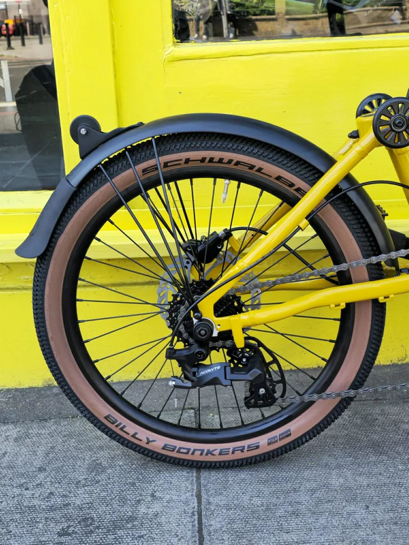 Ahooga A-MAX Derailleur 8 Bumblebee Folding Bike-4